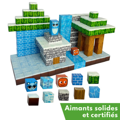 Blocs magnétiques - Créateur de monde de glace
