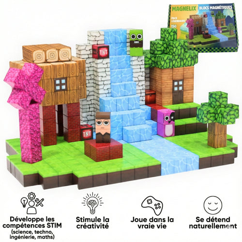 Blocs magnétiques - Créateur de monde